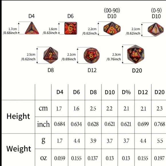 Game Dice in Two Tone Blue & Purple - Picture 4 of 5